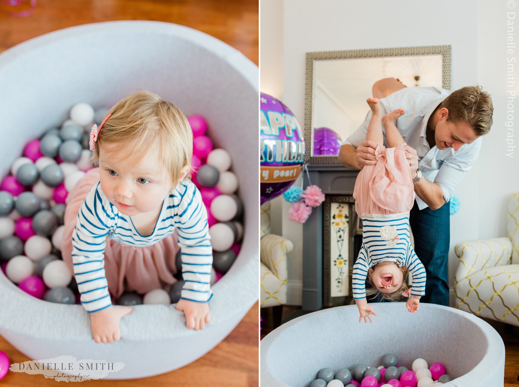 first birthday fun at home
