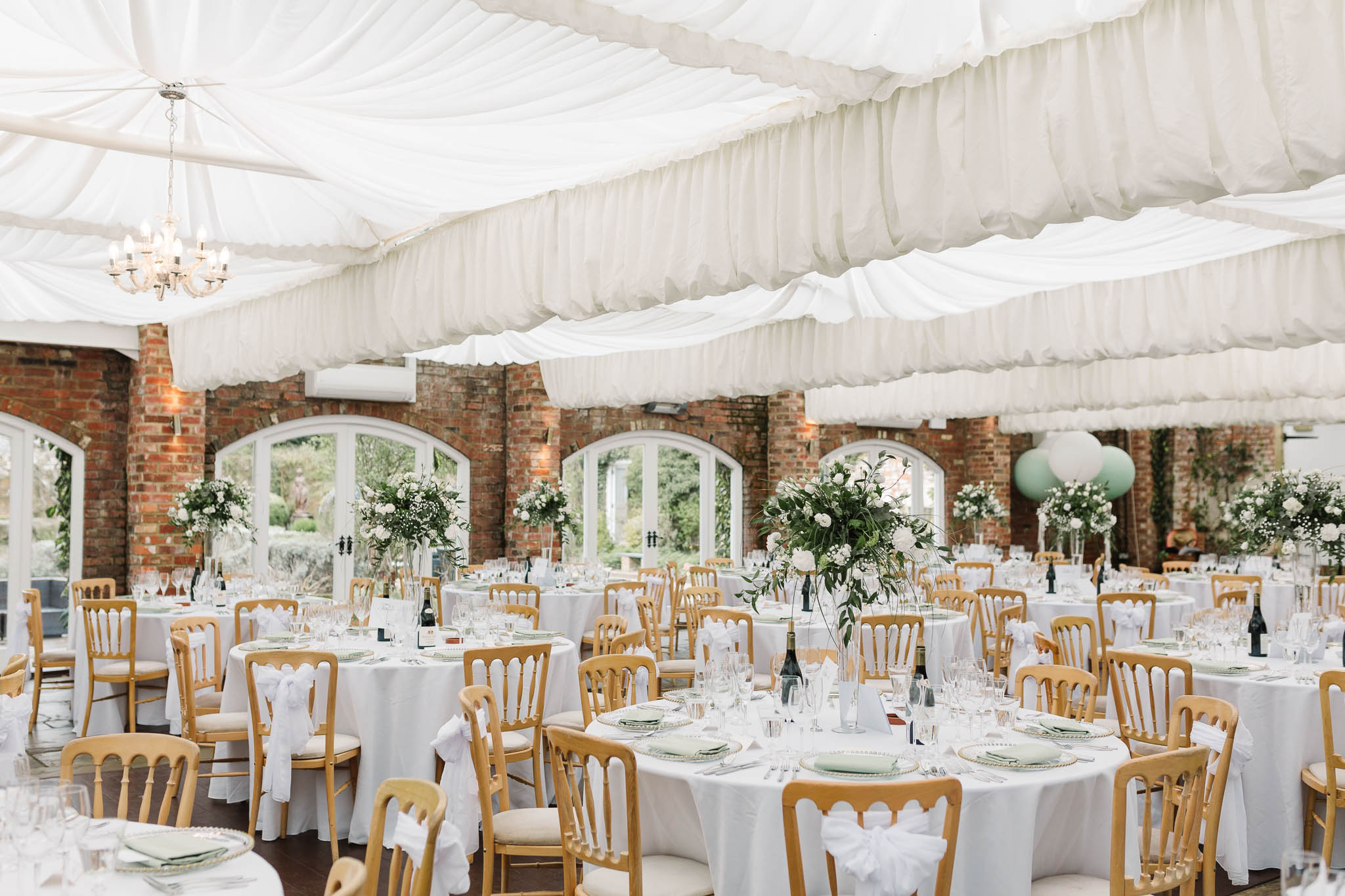 rustic wedding reception decor - northbrook house wedding