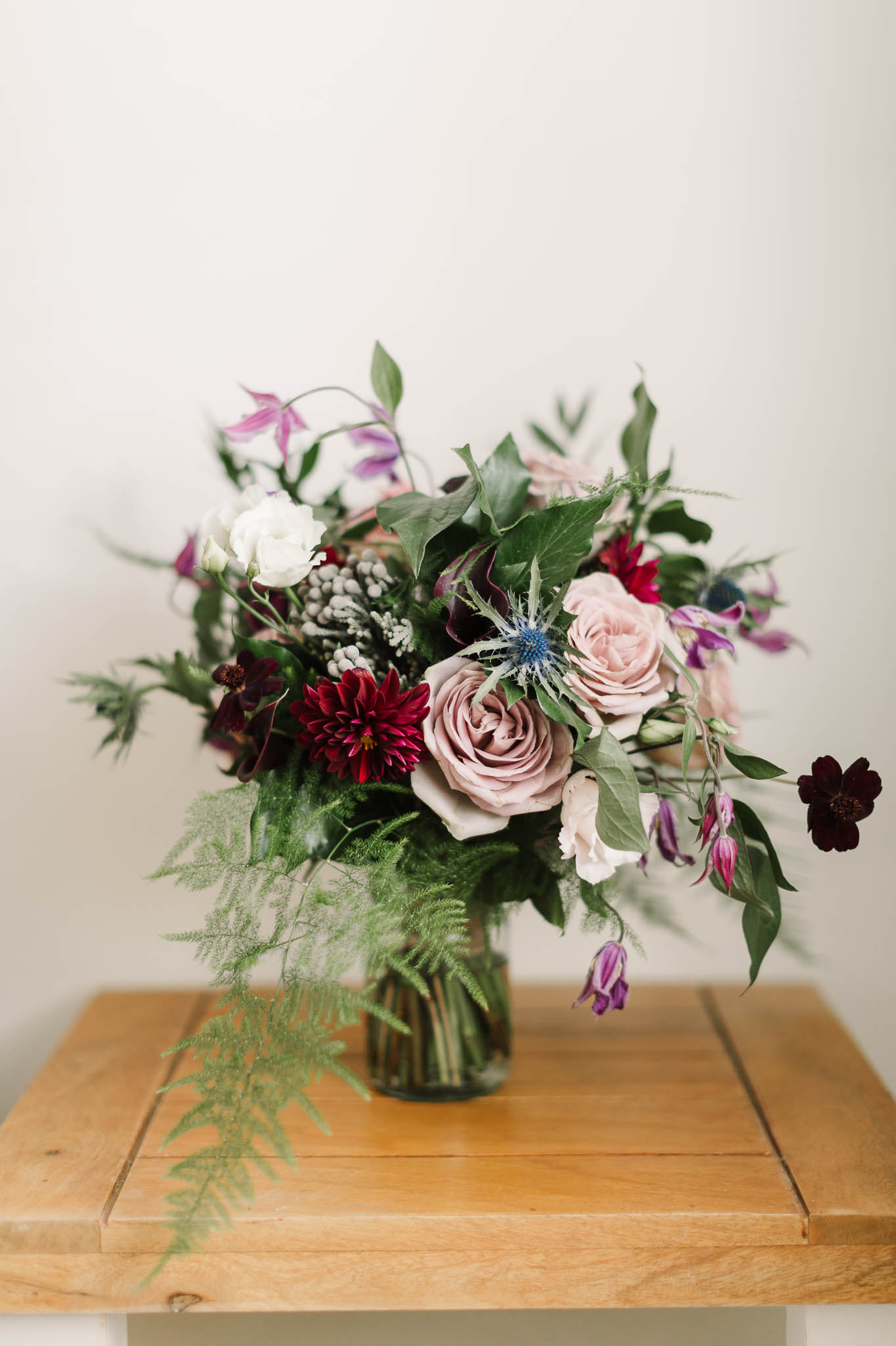 ENGLISH COUNTRY WEDDING AT SWARLING MANOR - wild flower bouquet