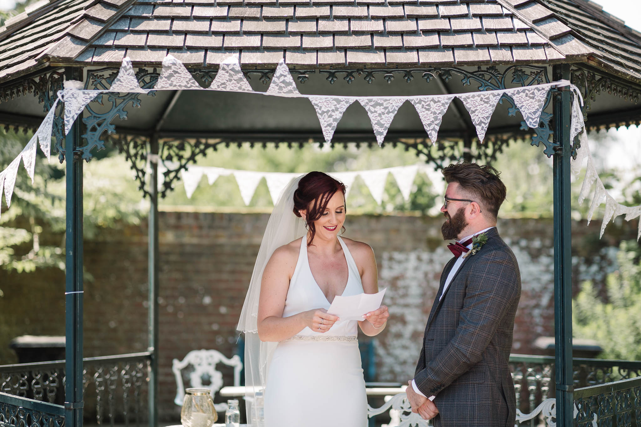 bride saying her vow- swarling manor