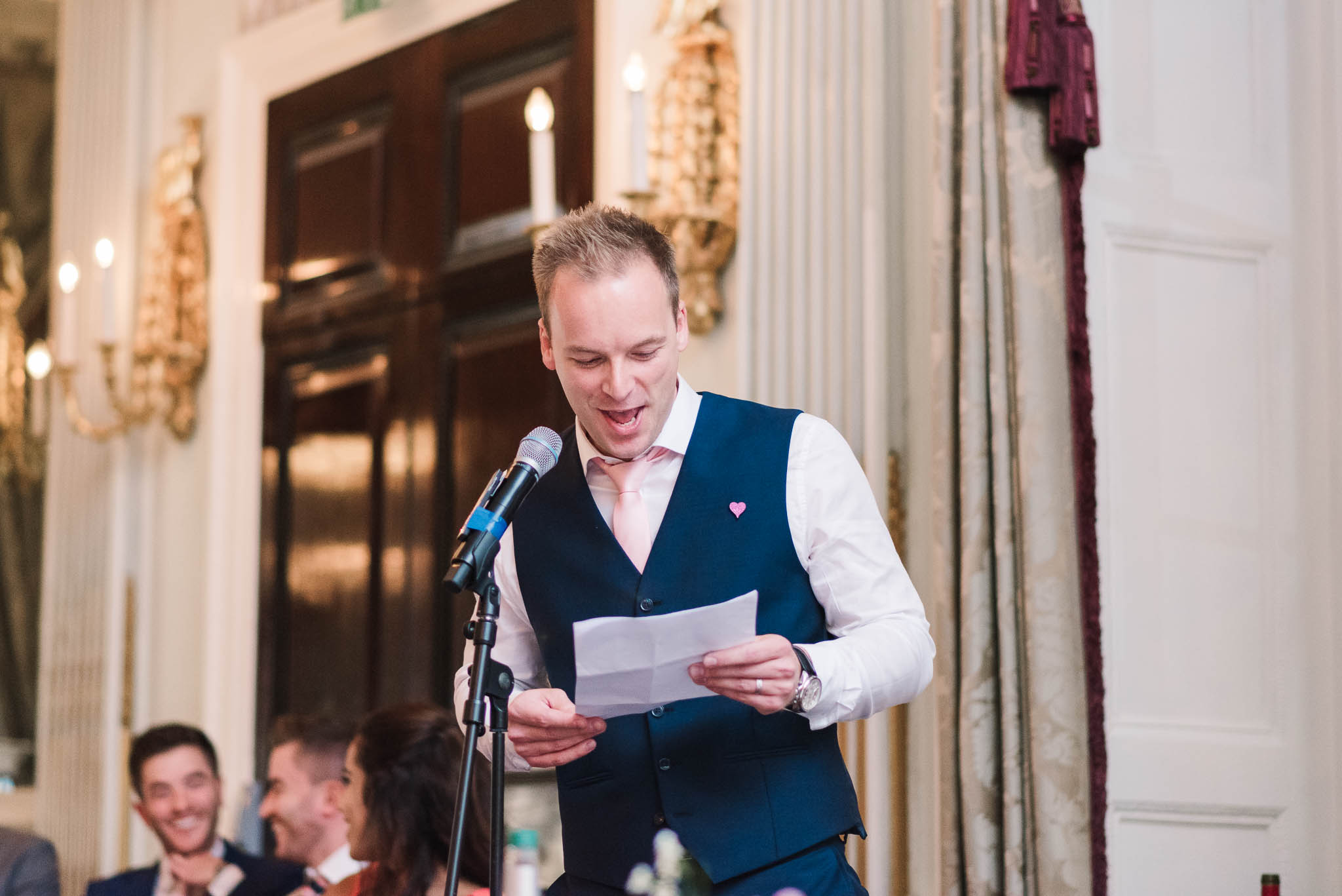 best man giving speech