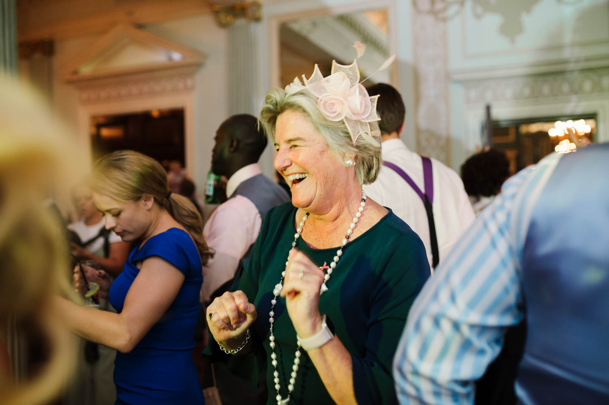 wedding guest dancing