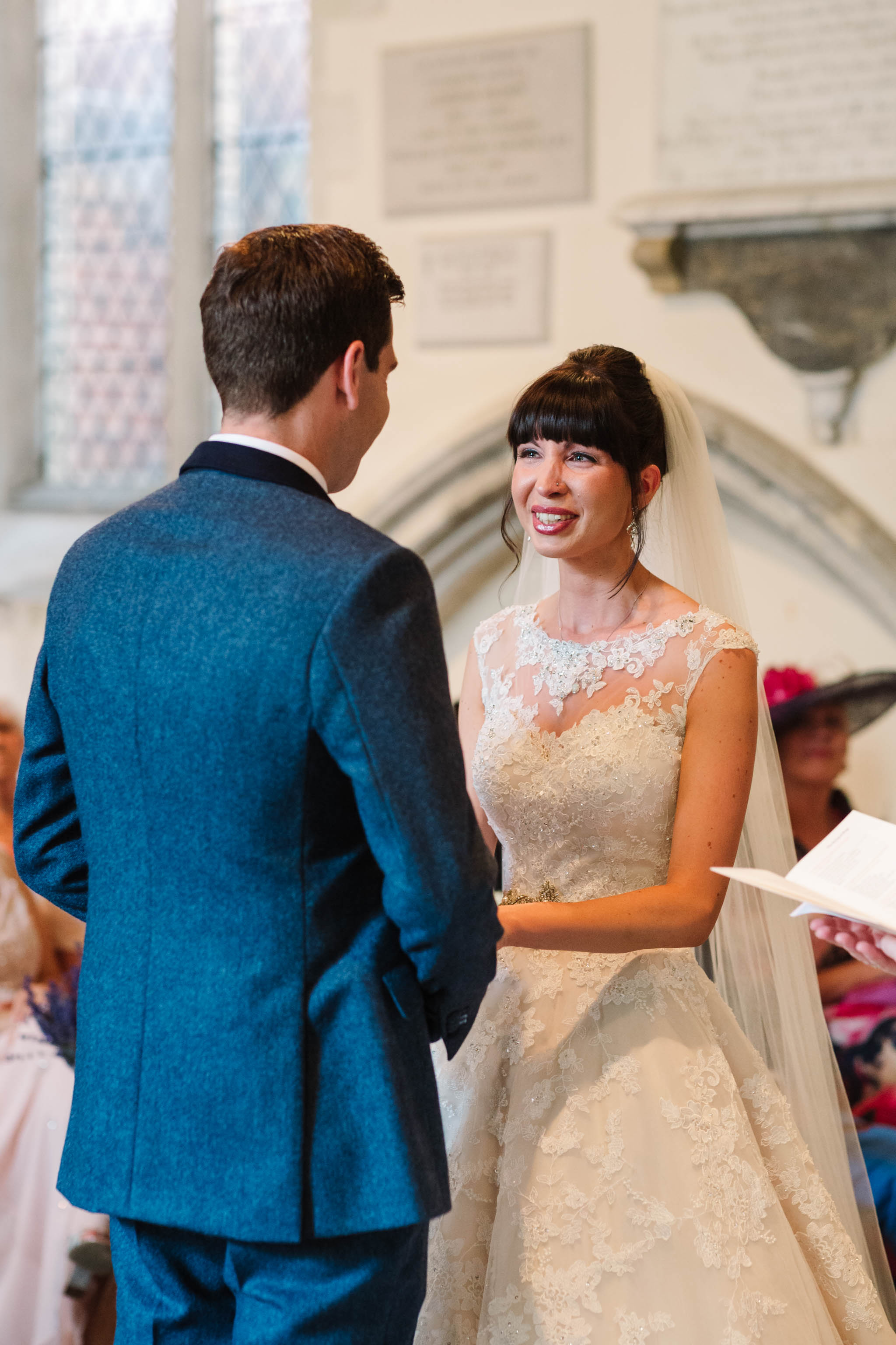 bride crying during vows
