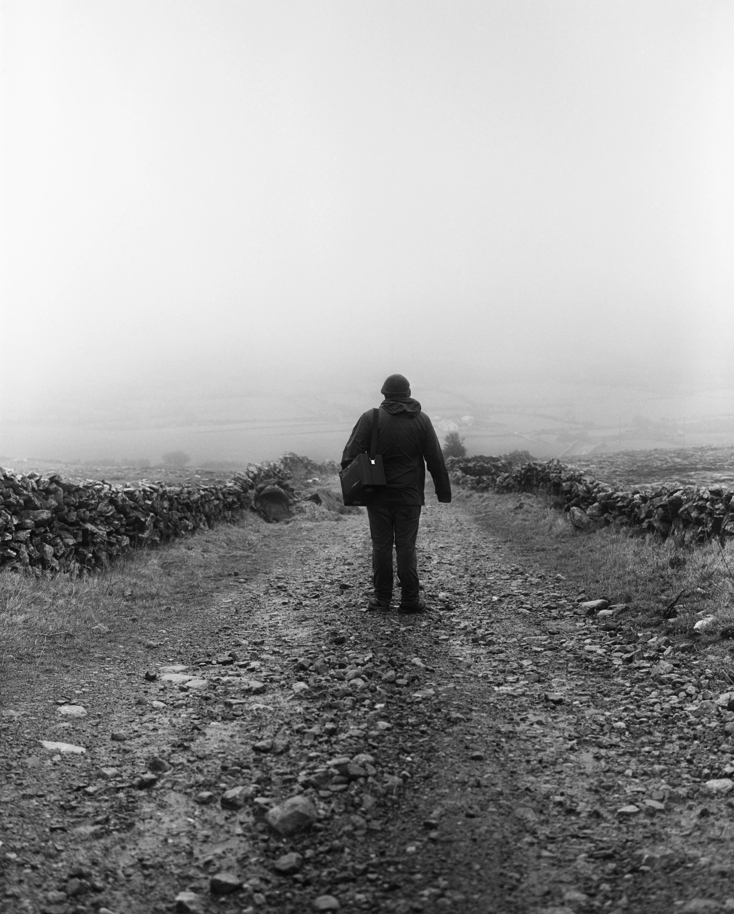 In the fog. Co. Clare, 2016