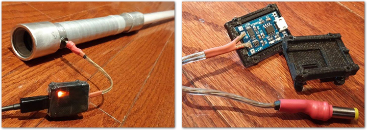 You can buy the USB 3.7v charger module from many places on the net.