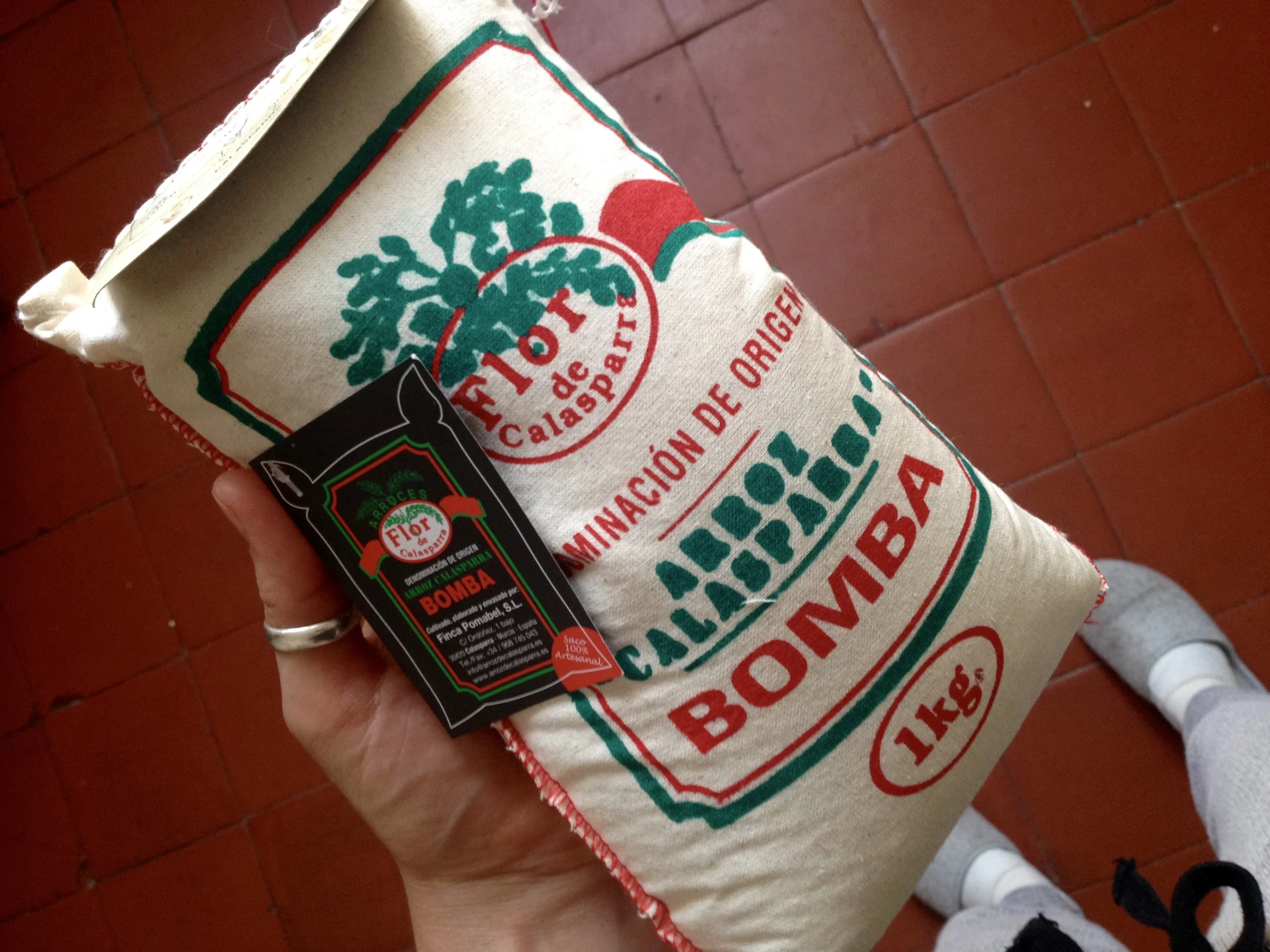 1 kilogram of bomba rice from Iber y Co. (9 euros!)