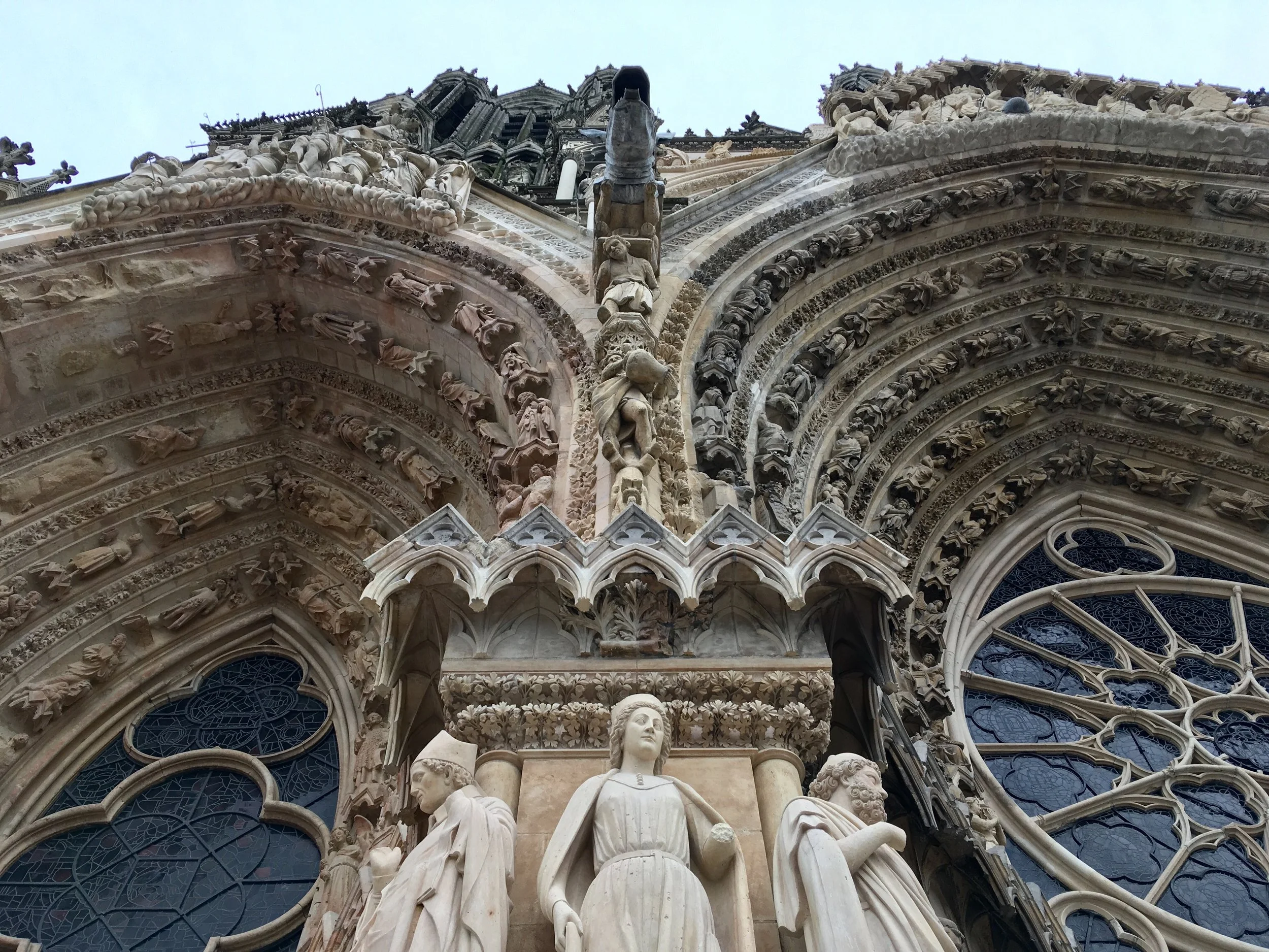 The gorgeous, gothic-style Reims cathedral is best known for being the church where French kings were crowned, and enduring multiple fires. The city of Reims celebrated the church's 800th (!) anniversary in 2011. 