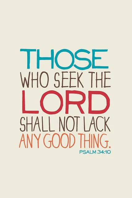Those who seek the Lord lack no good thing.jpg