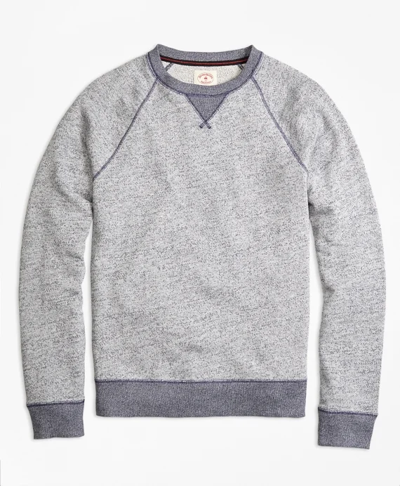 Brooks Brothers Terry Raglan Crewneck Sweatshirt