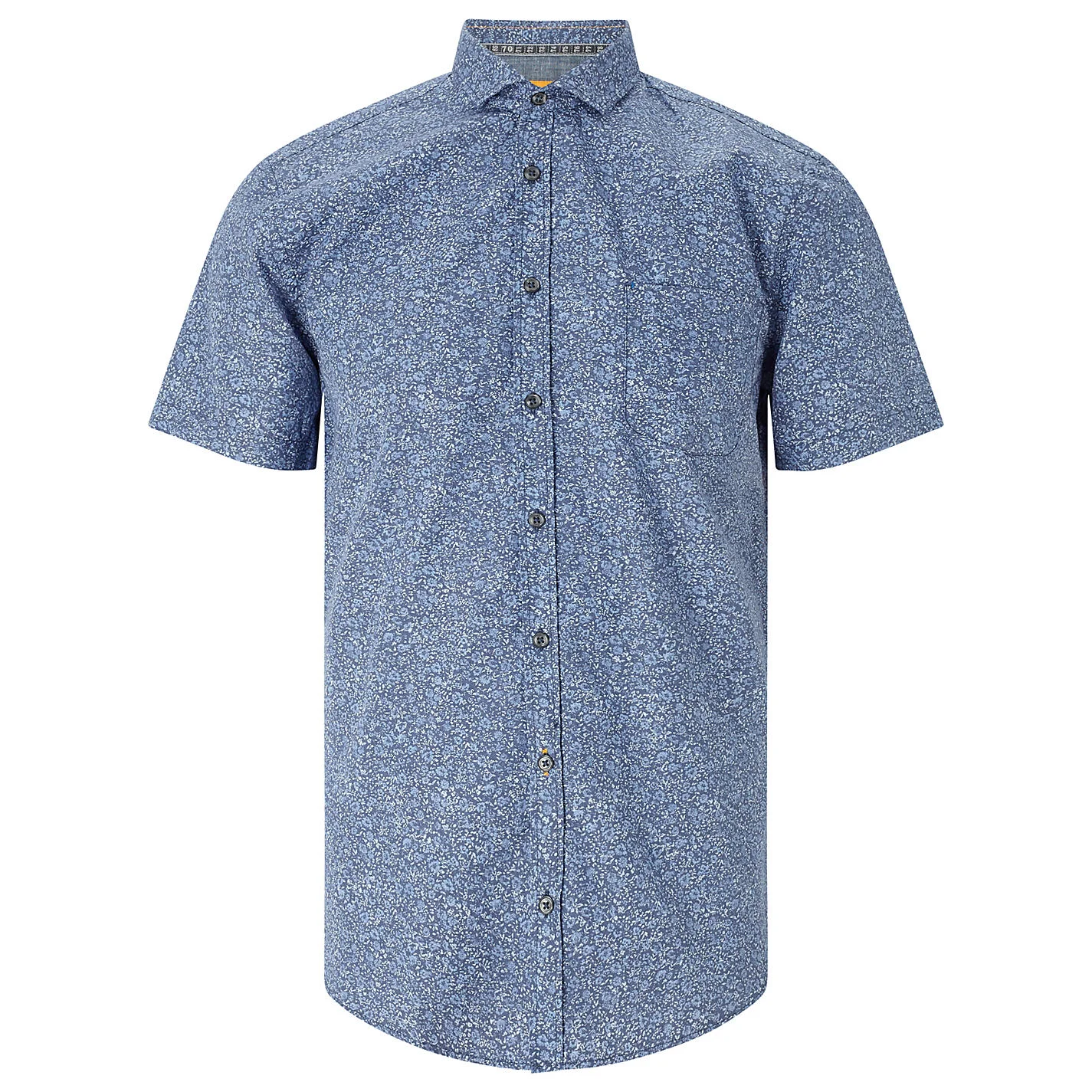 Hugo Boss Orange Cattitude Floral Print Short Sleeve Shirt