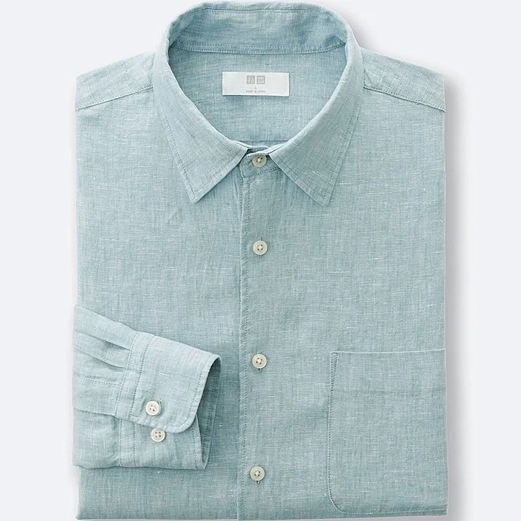 UNIQLO Linen Long Sleeve Shirt