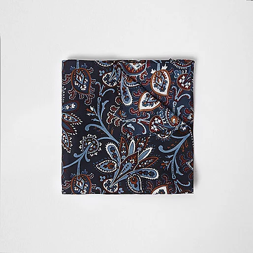 River Island Paisley Pocket Square