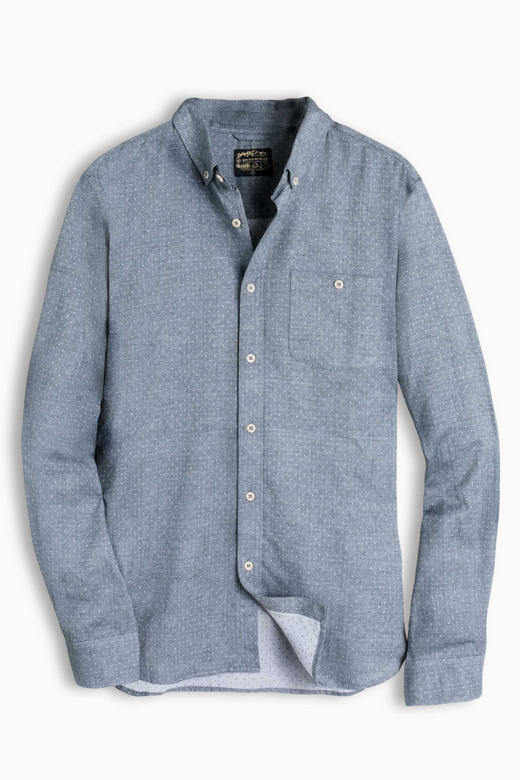 United By Blue Stillwell Dotted Twill Button Down