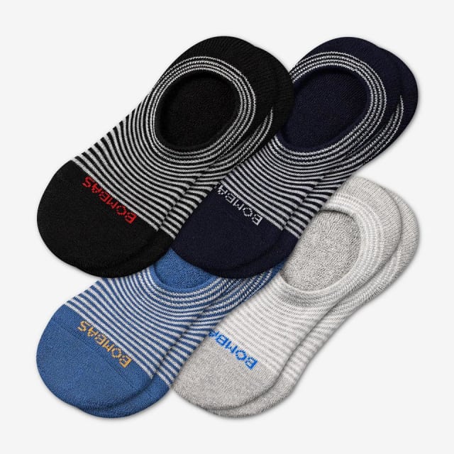 Bombas Cushioned No-show Striped Socks — What is a Gentleman