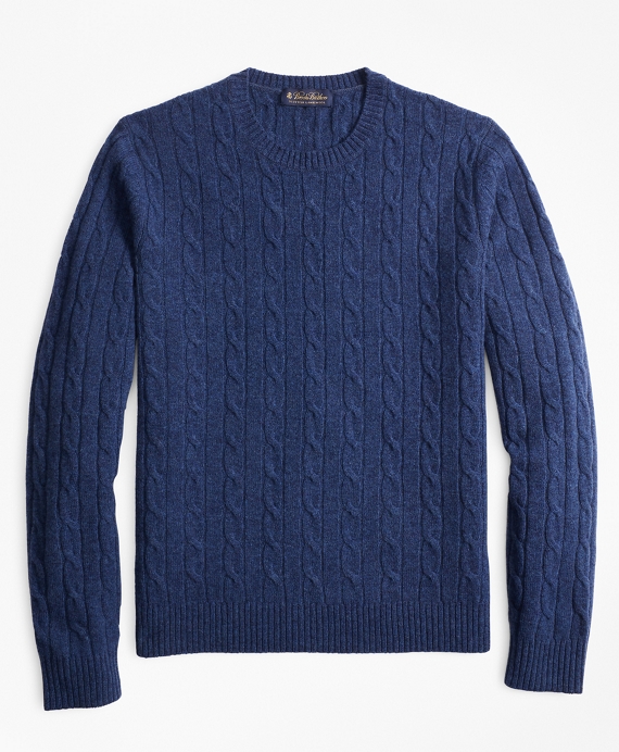 Brooks Brothers Lambswool Cable Crew Neck Sweater Review — What is a ...