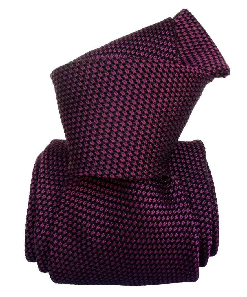 Garda Dark Purple Micro Grenadine Tie from Moda Matters