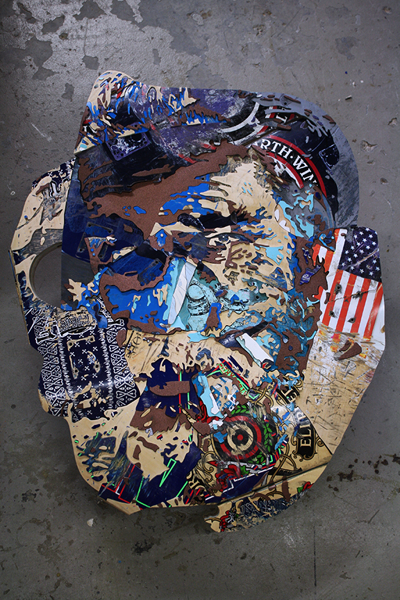 Olson-The most interesting man in the world. (30x37x2in)