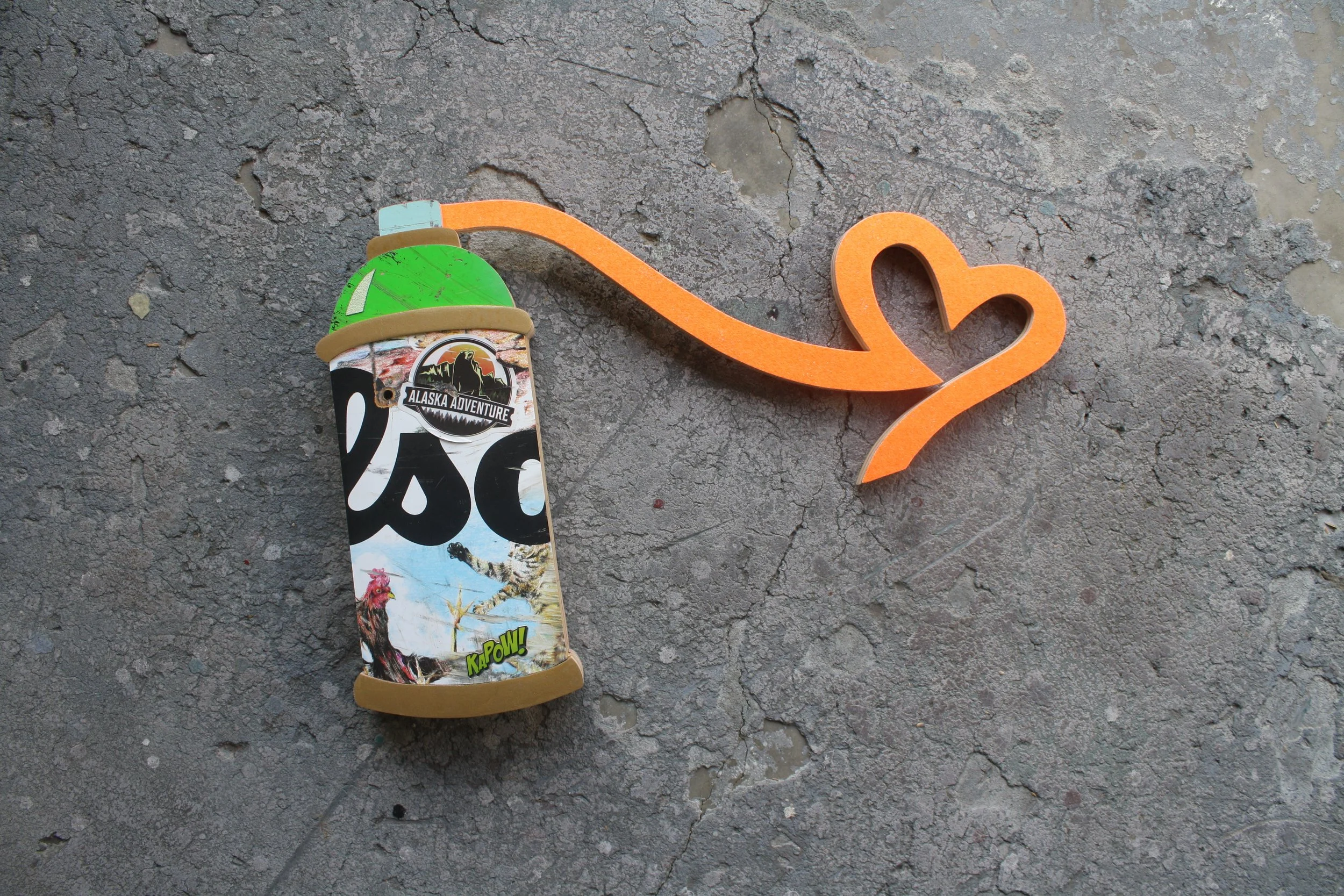 #34 "Magic Paint - Kung Fu Fighting" / 11.25"H x 17"W x 1.5"D (29cm x 43cm x 4cm) / 2025 / under $1k