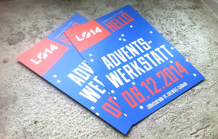 Flyer Adventswerkstatt LÖ14