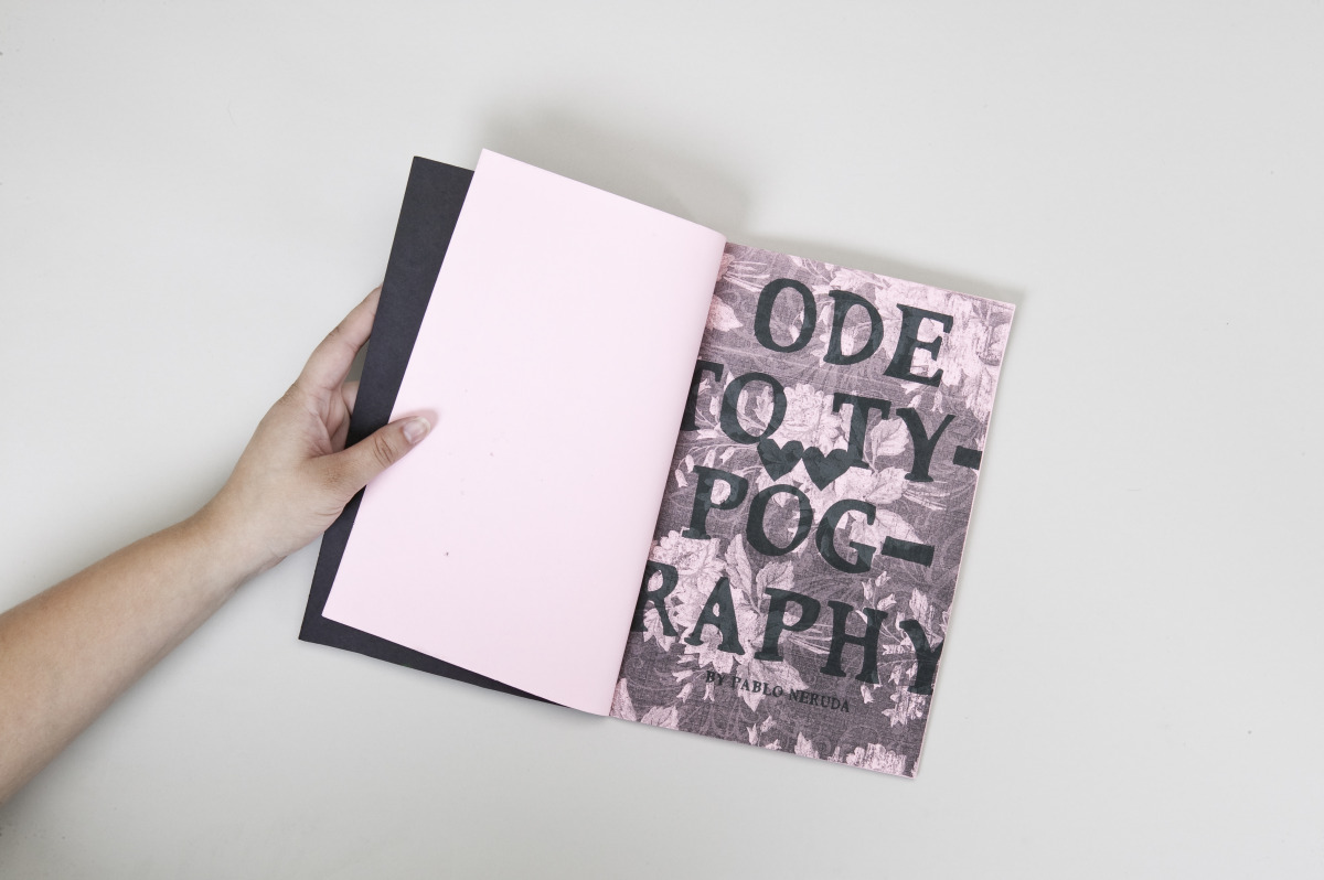 Ode to Typography Poetry Book