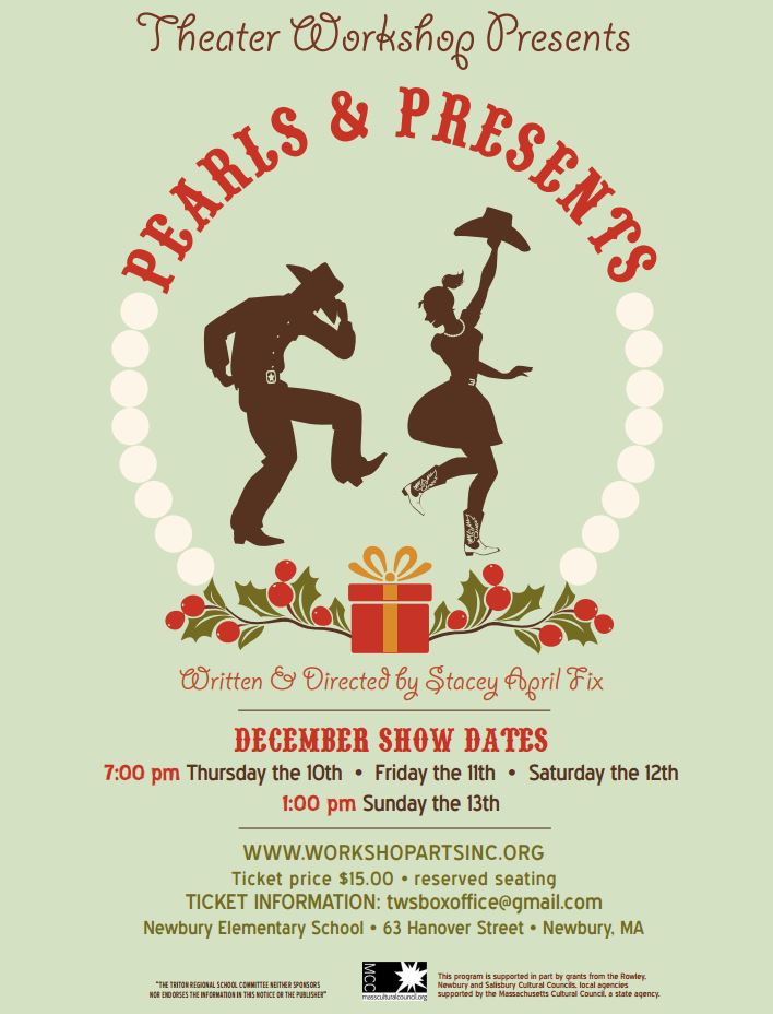 Pearls & Presents Theater Poster