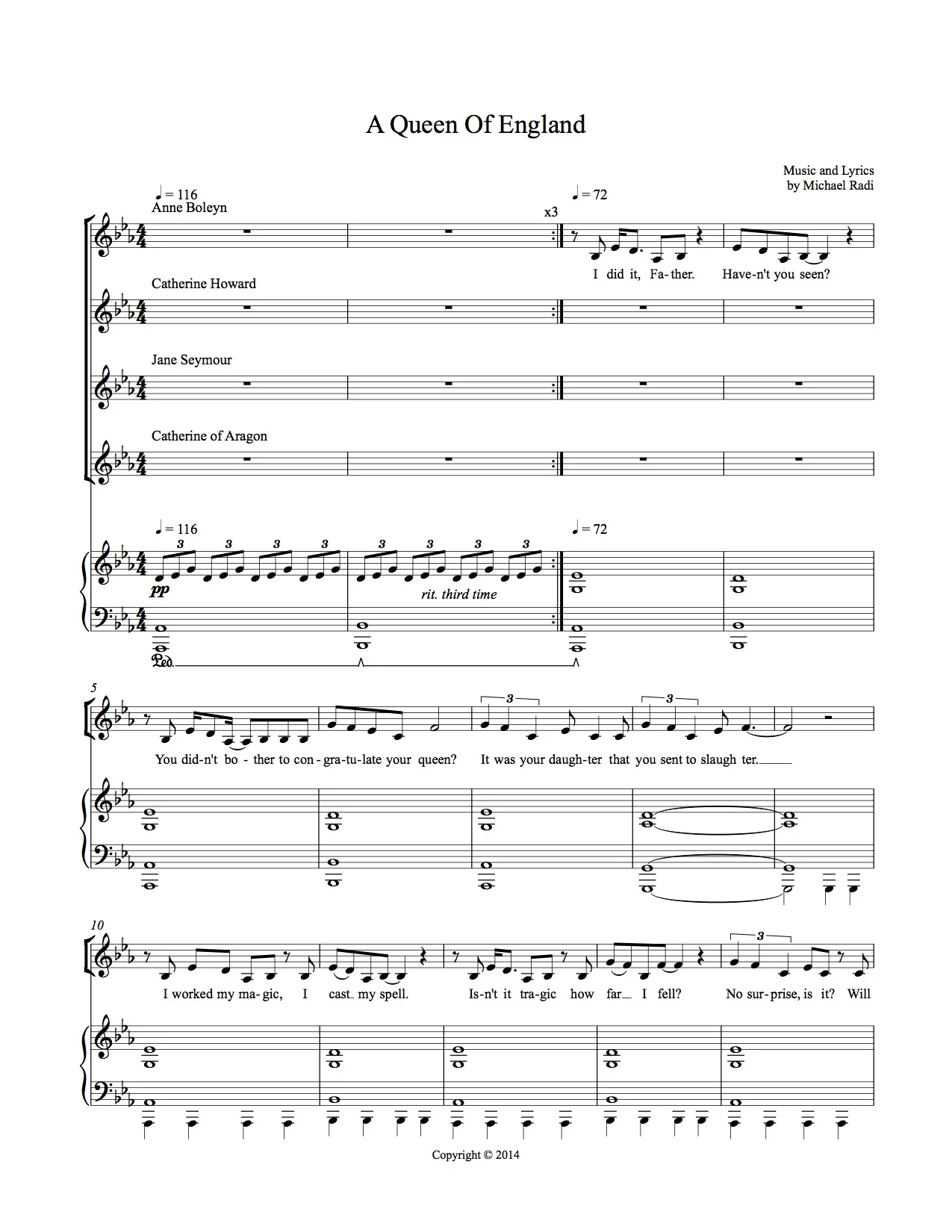 A Queen Of England — Michael Radi