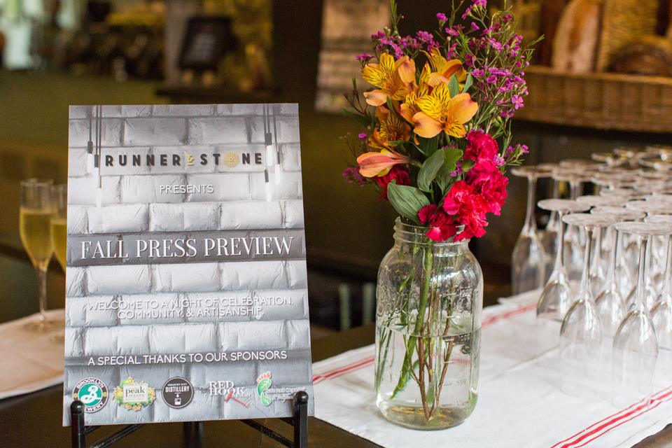 photo of a press event at runner and stone