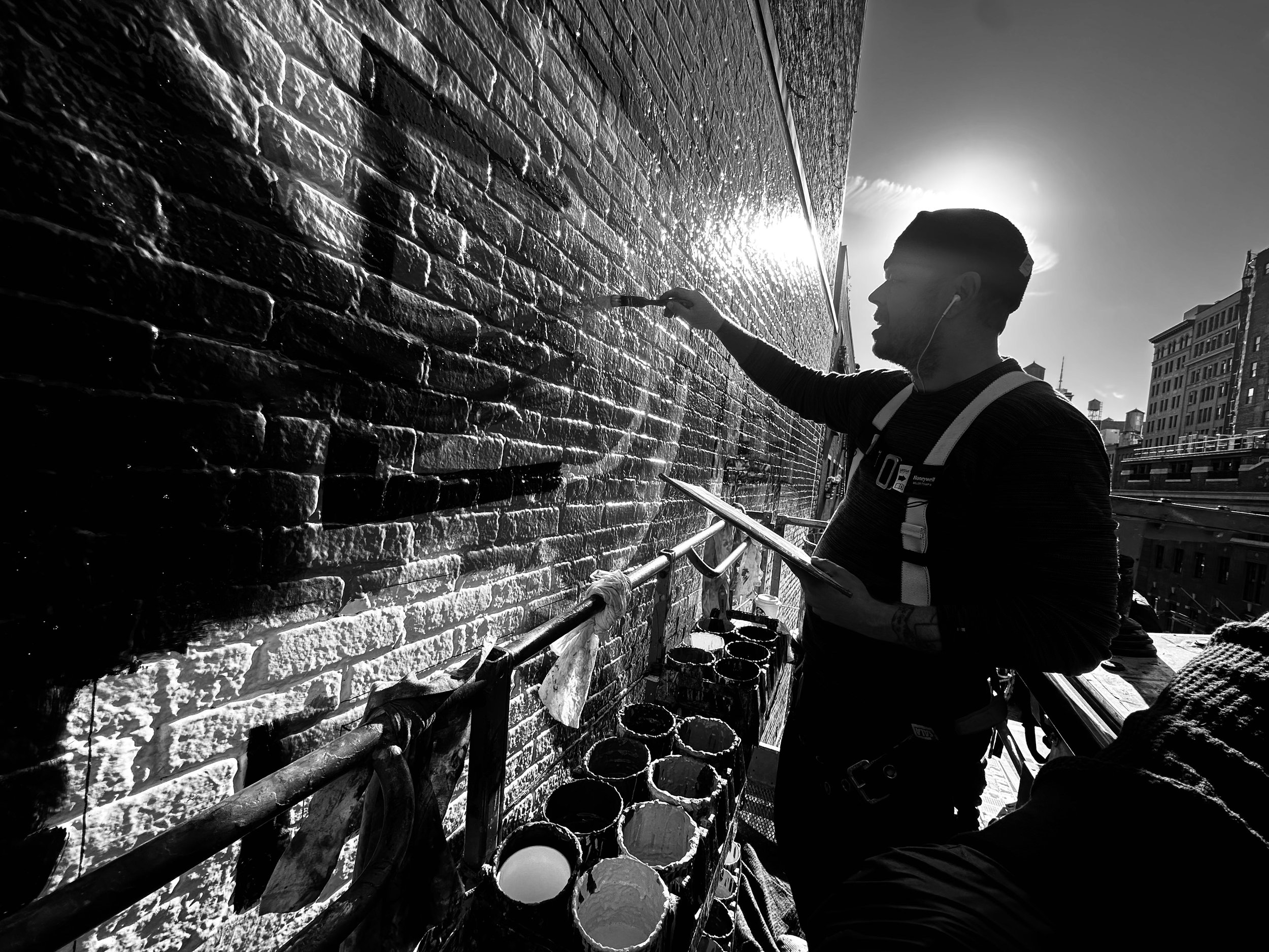  Artist Jason Coatney on Lafayette  Manhattan, NYC  2025 