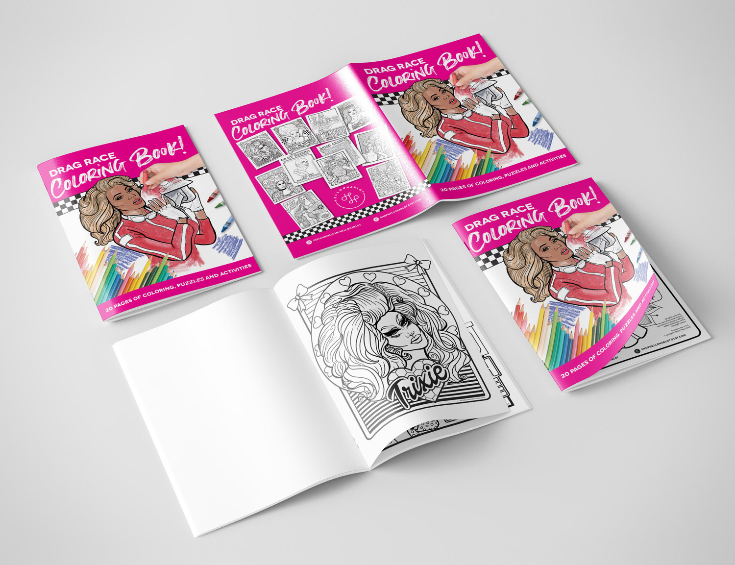 Download Featured Project Drag Race Coloring Book Christina Haberkern Design