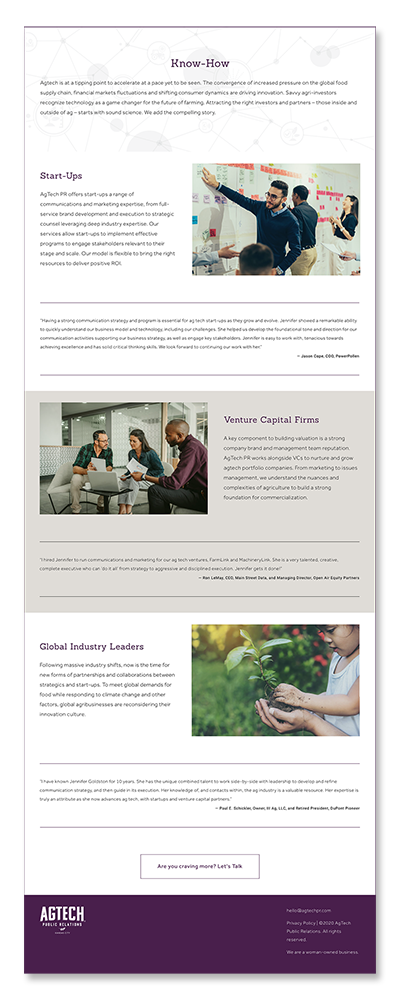 AgTech Public Relations - Scroll