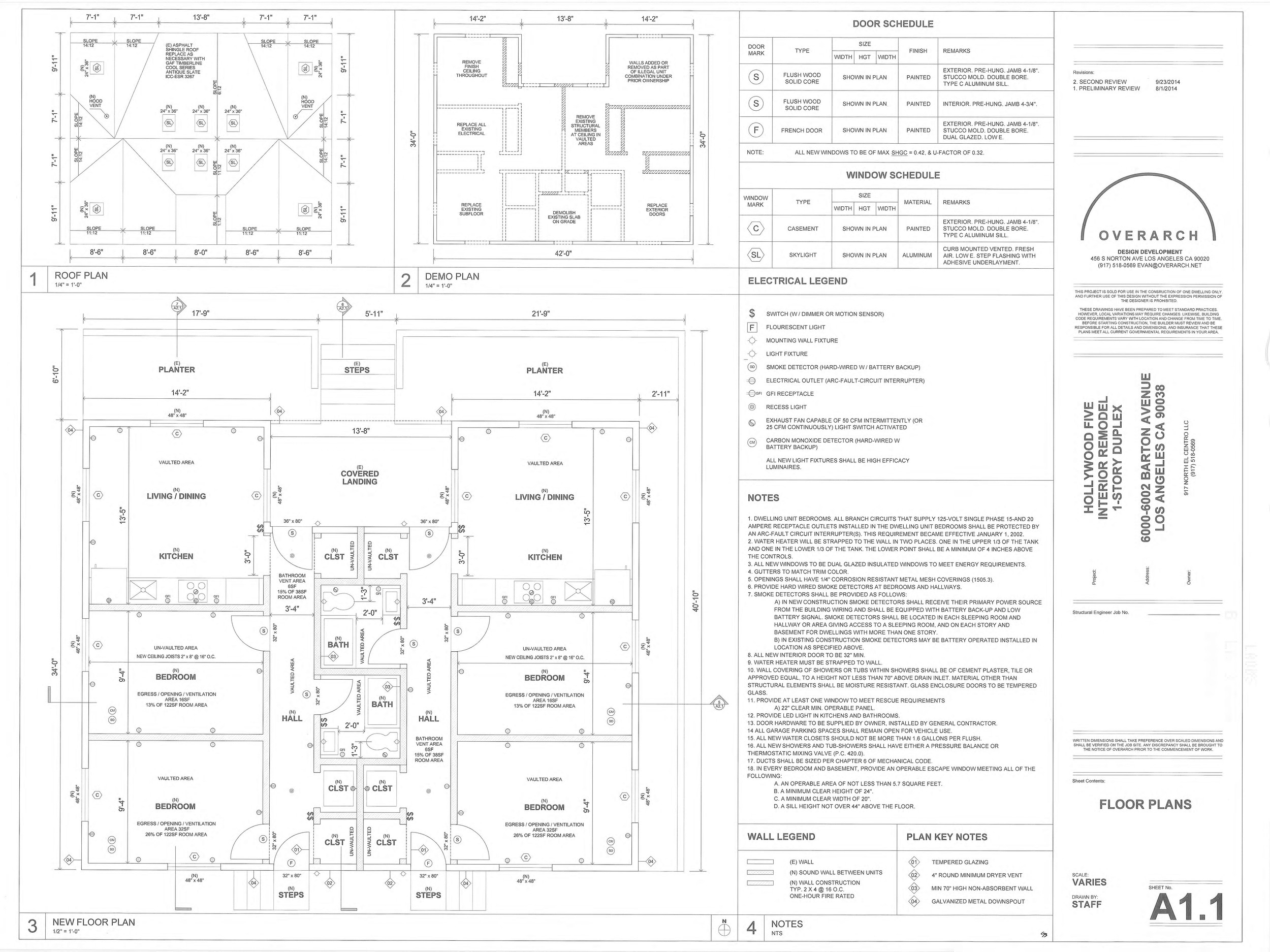 BARTON AVENUE CONSTRUCTION PLAN