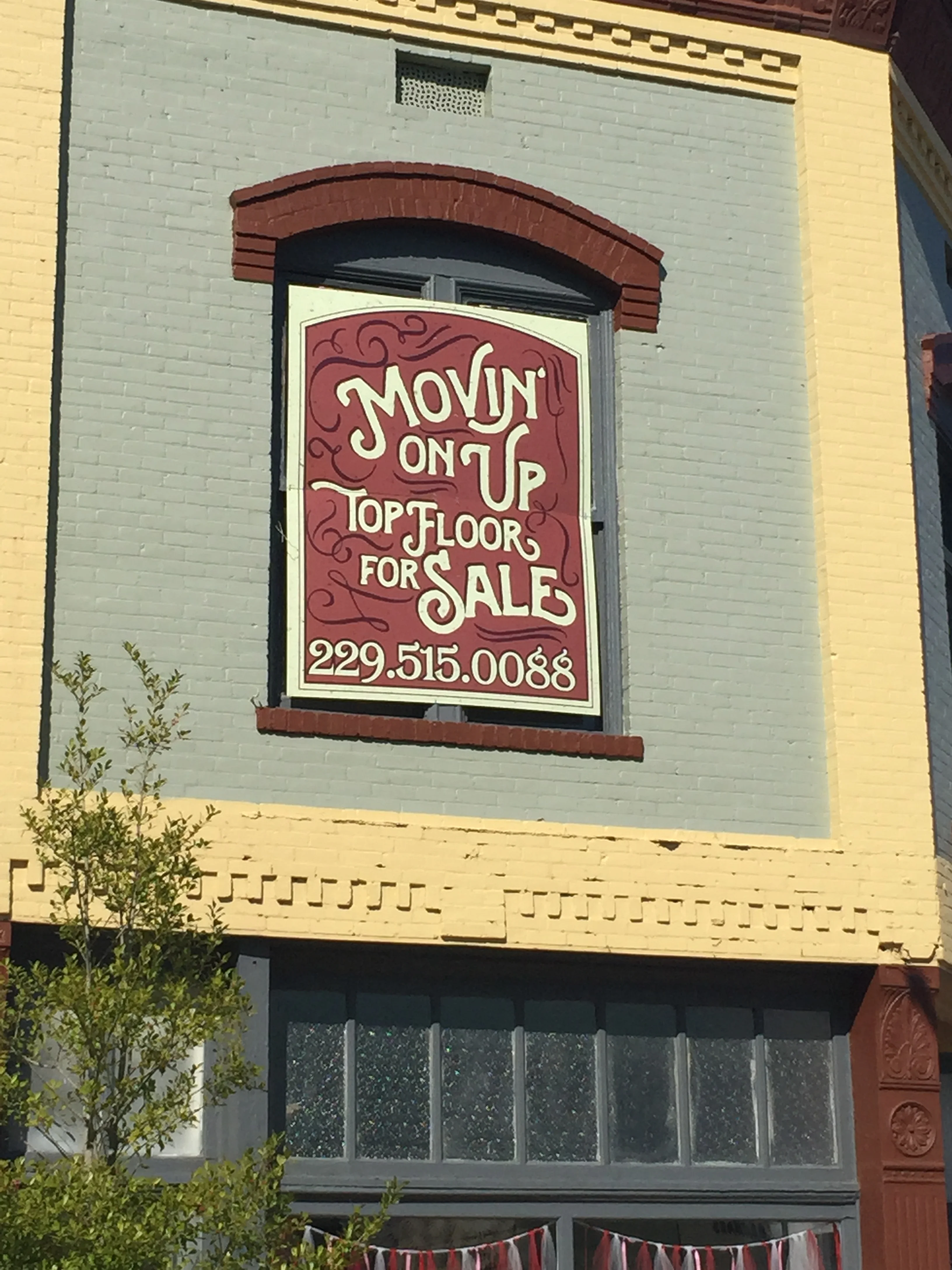 Upstairs For Sale Sign-Design, Print