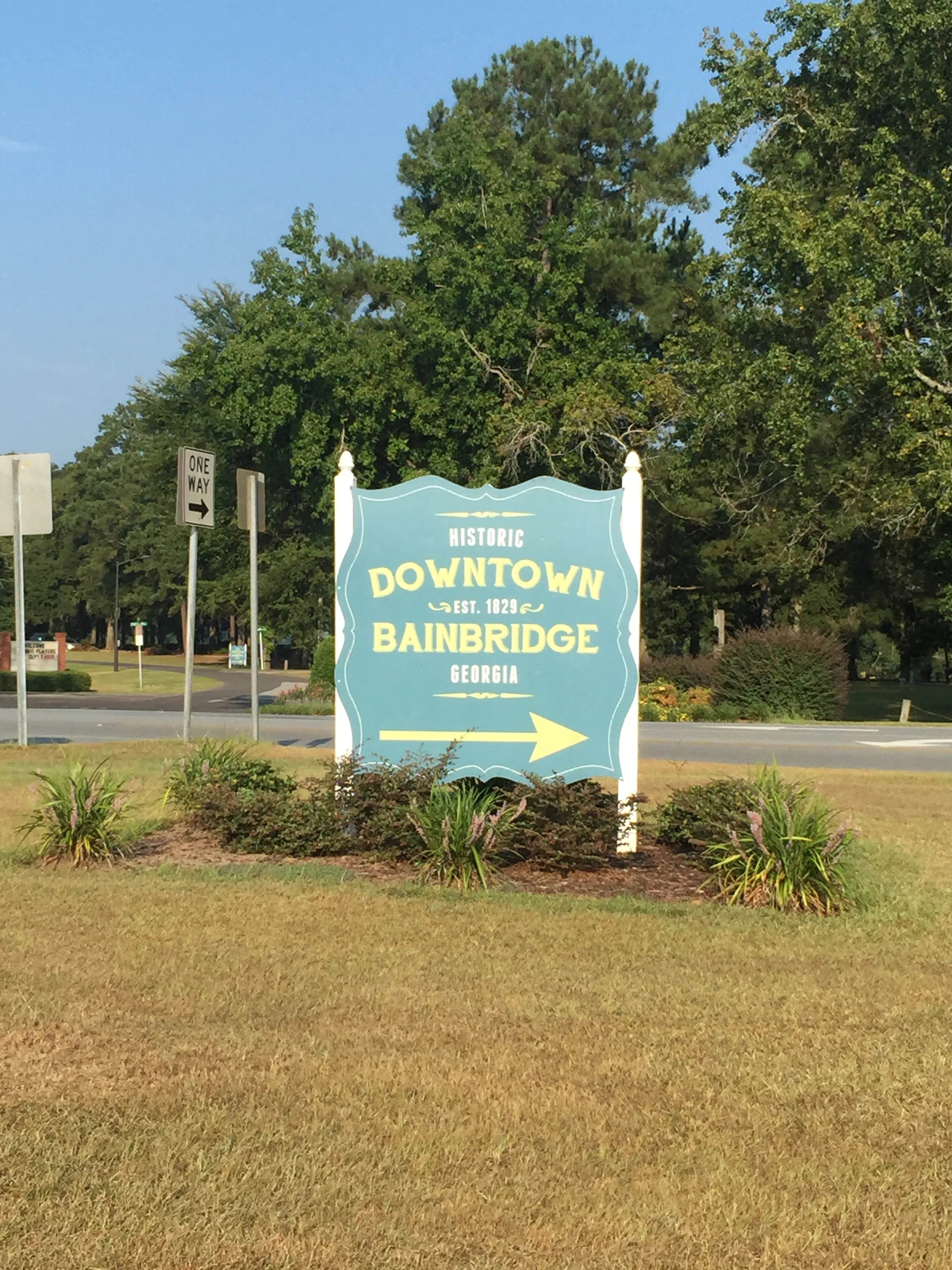 Downtown Bainbridge Direction Sign-Design, Print