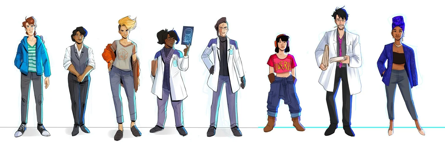 Lineup of Main Cast for Project Solace