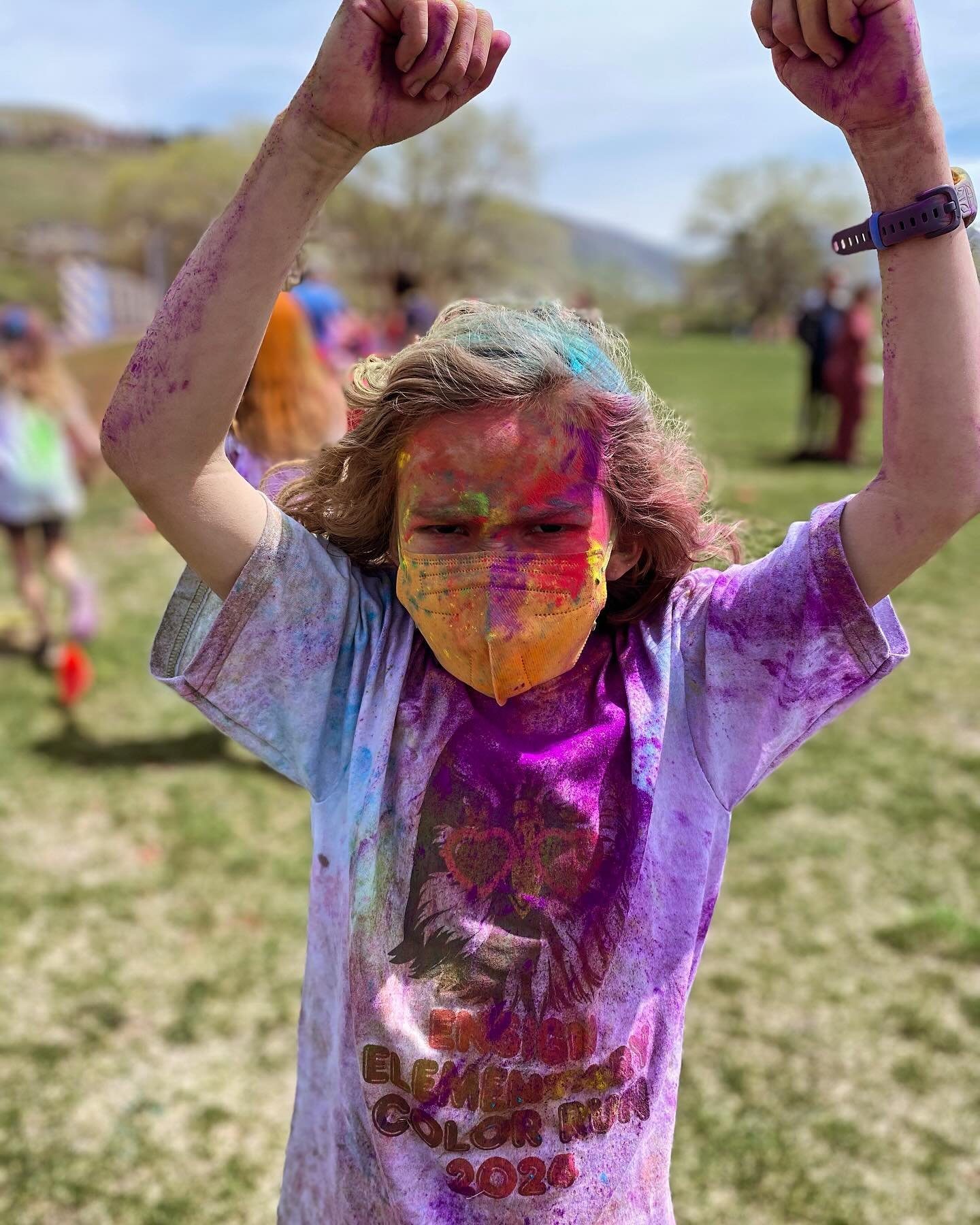 Color run.