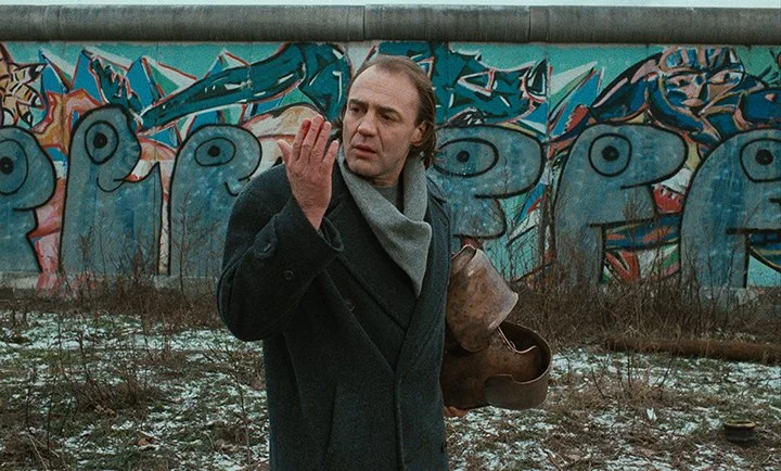Scene from Wim Wenders’ film Wings of Desire, exploring the experience of becoming human