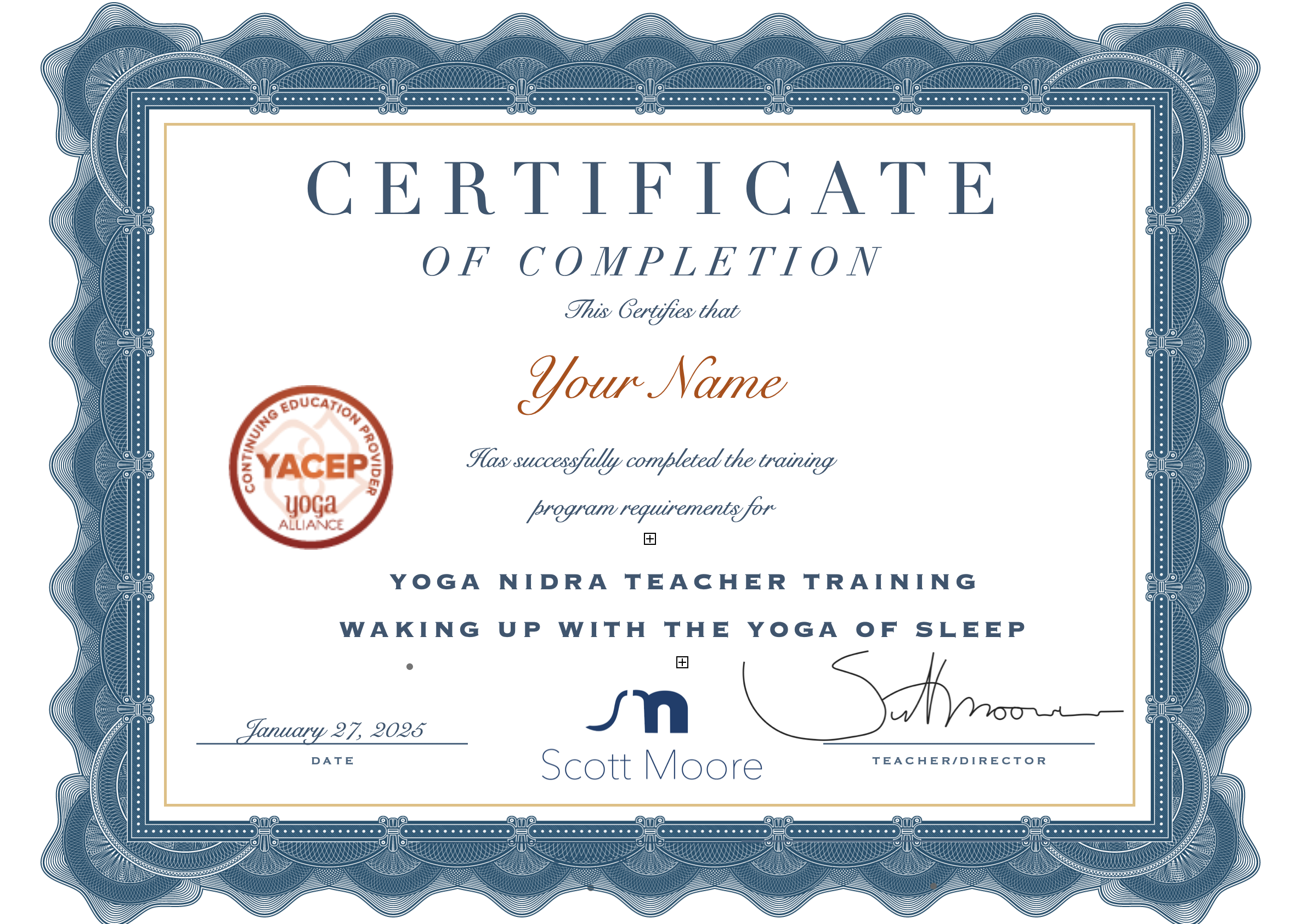 yoga nidra teacher training online