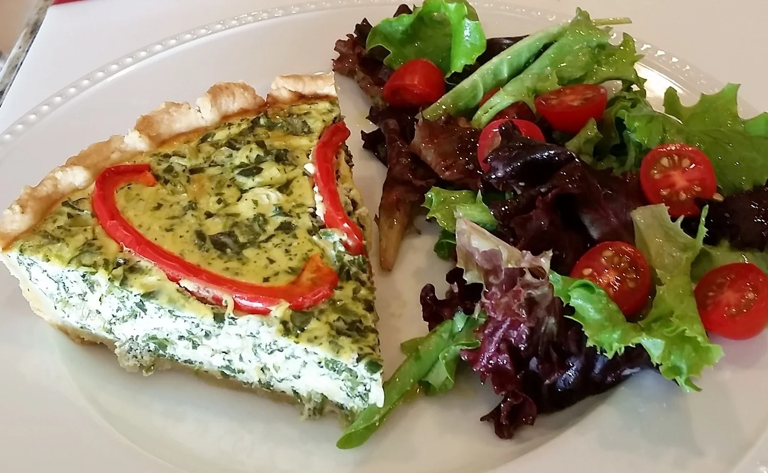 SPINACH RICOTTA QUICHE