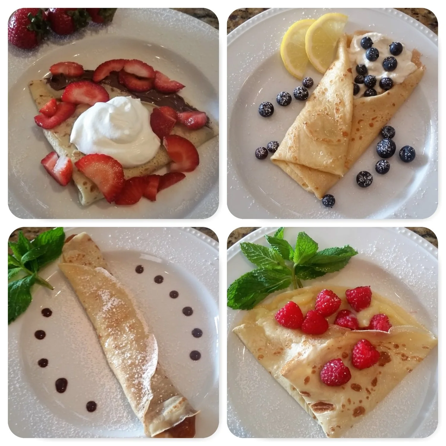 VARIATIONS FOR SWEET CREPES 