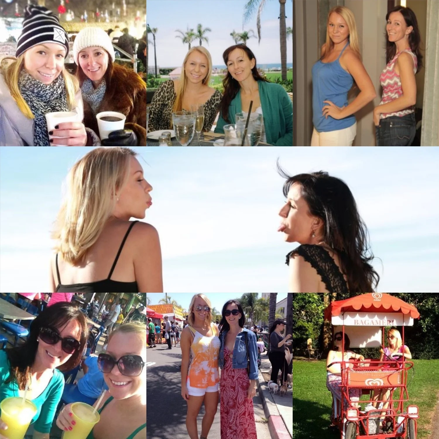 BLONDES VS. BRUNETTES