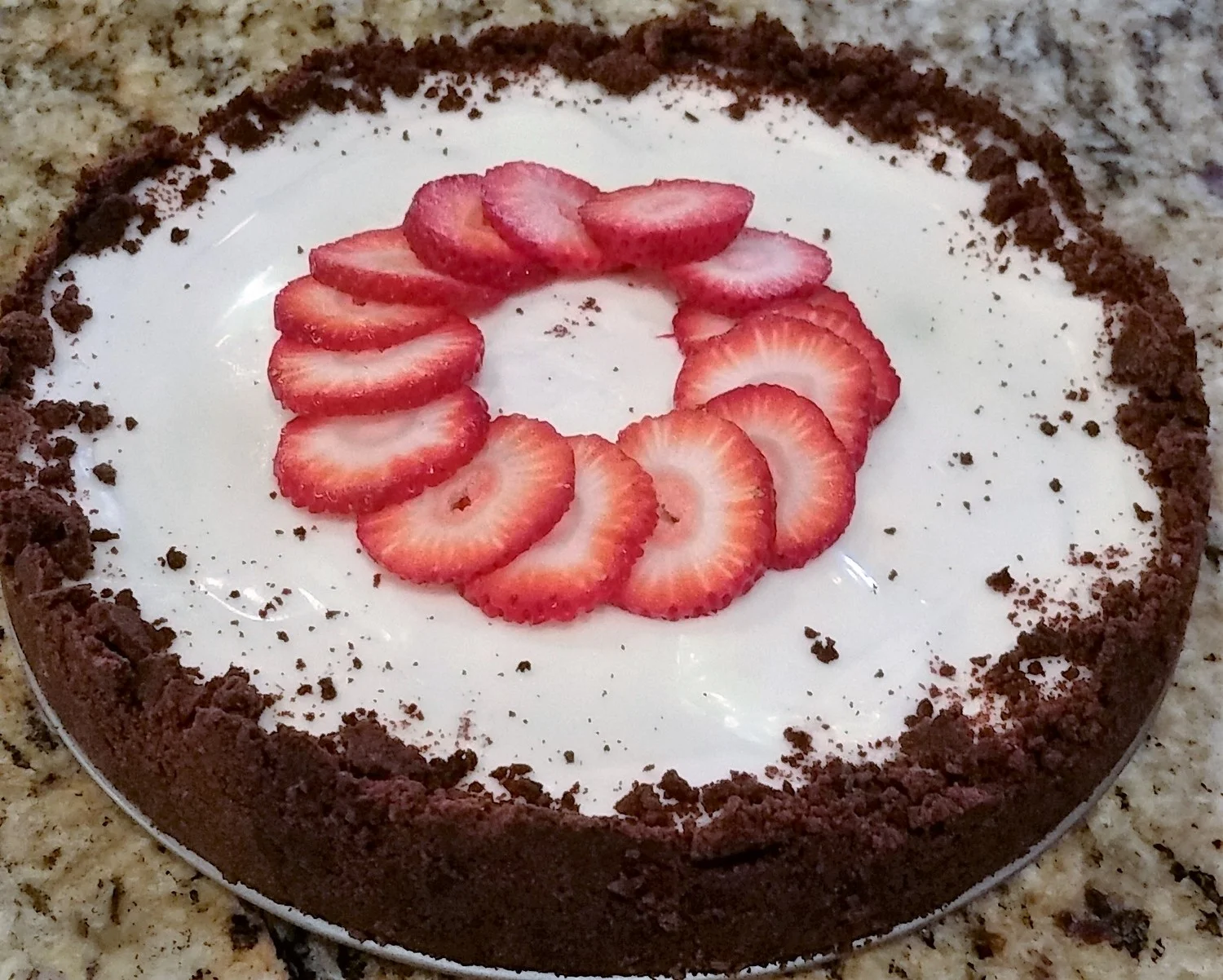 THE "LOWER" FAT CHOCOLATE CHEESECAKE