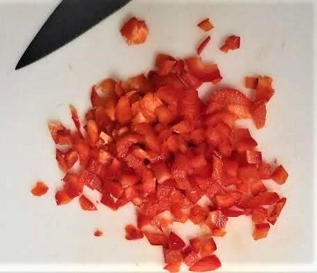 Chopped red pepper