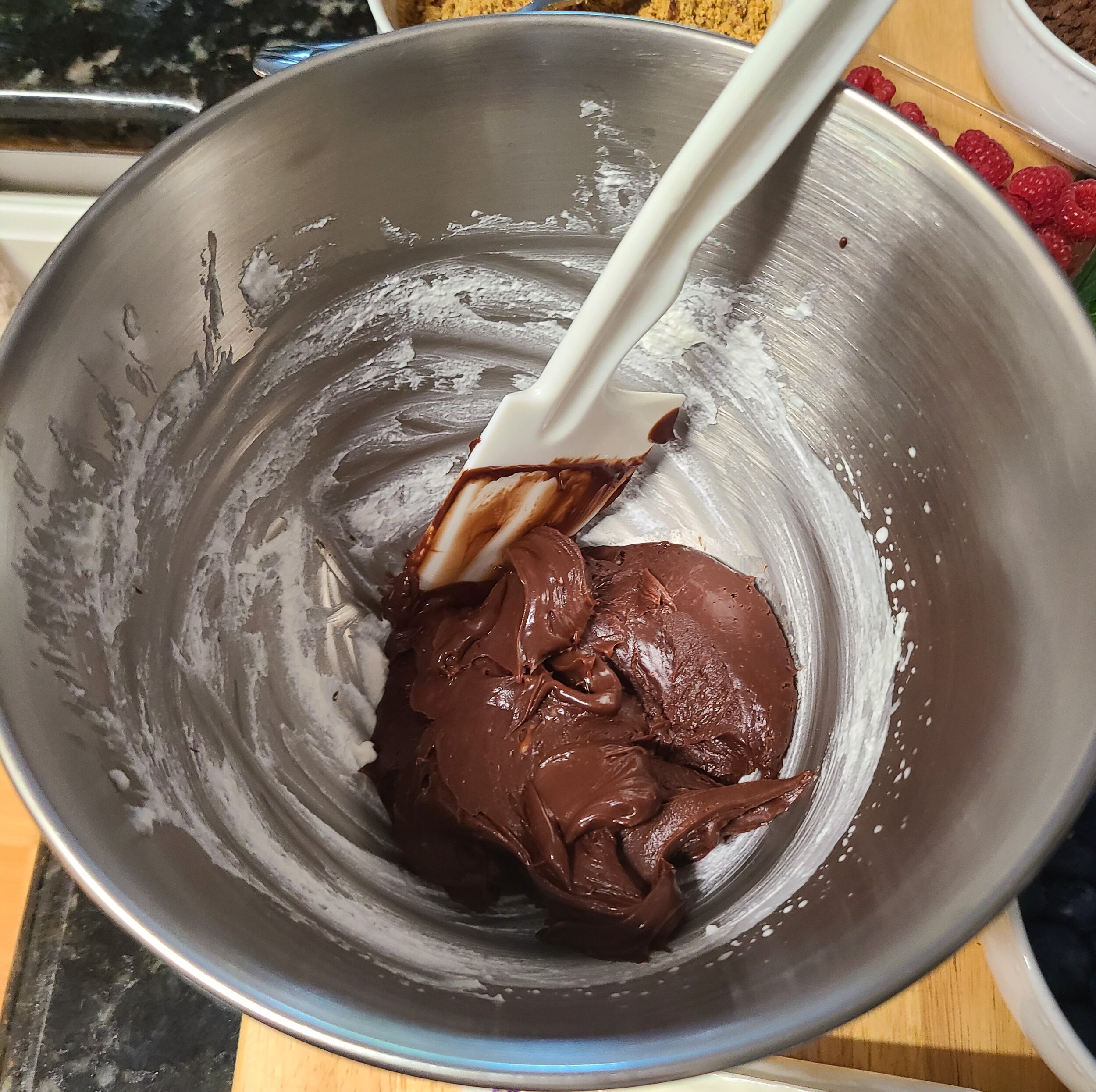 melted chocolate