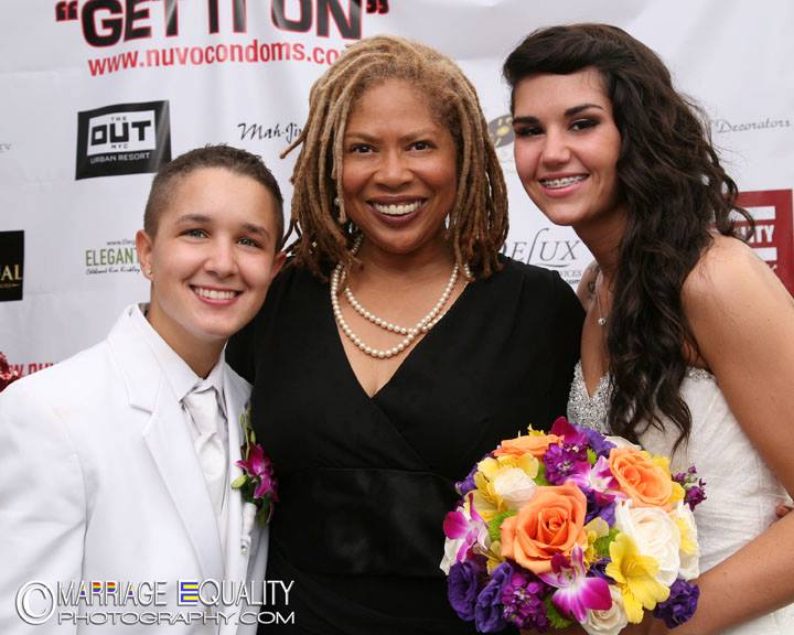 Amanda and Rachel -- First wedding at NY LGBT Pride