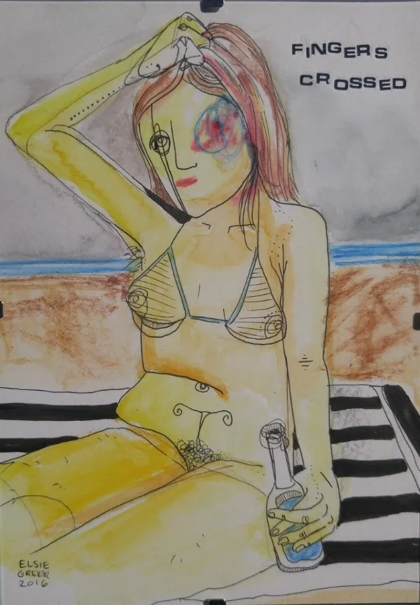 Watercolor & pen on paper