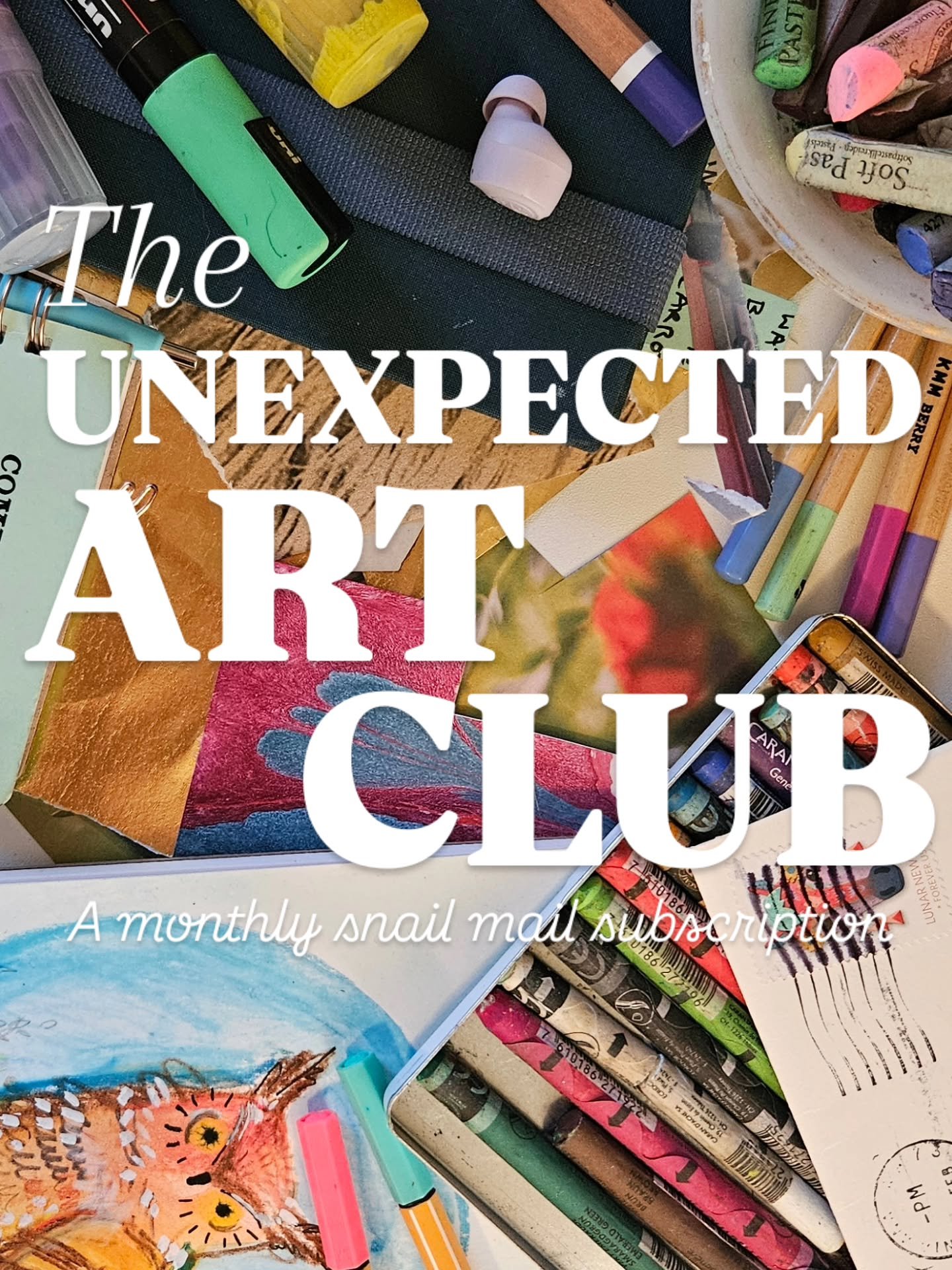 Join my club!

I've started a mail club &amp; would love to send you some art every month!

It's a monthly subscription and a great way for us to stay connected through something more tangible than social media. 

Every month you'll unexpectedly rece