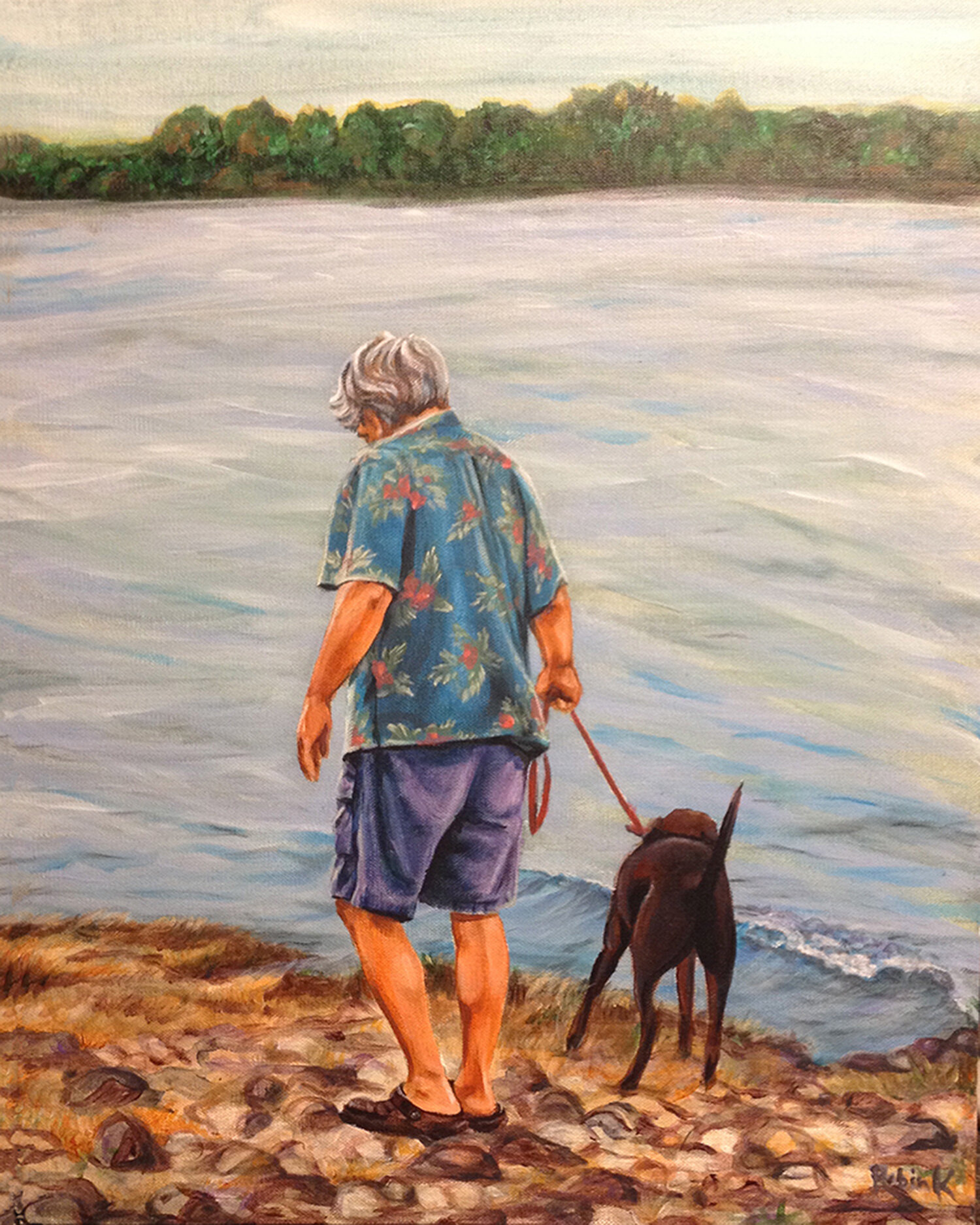 A Walk by the Lake