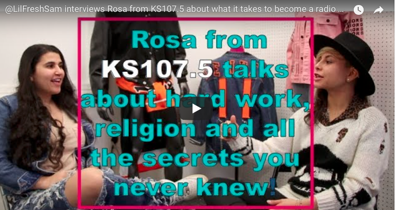 LilFreshSam Interviews Rosa from KS107.5 about hard work, religion, and all the secrets you never knew!