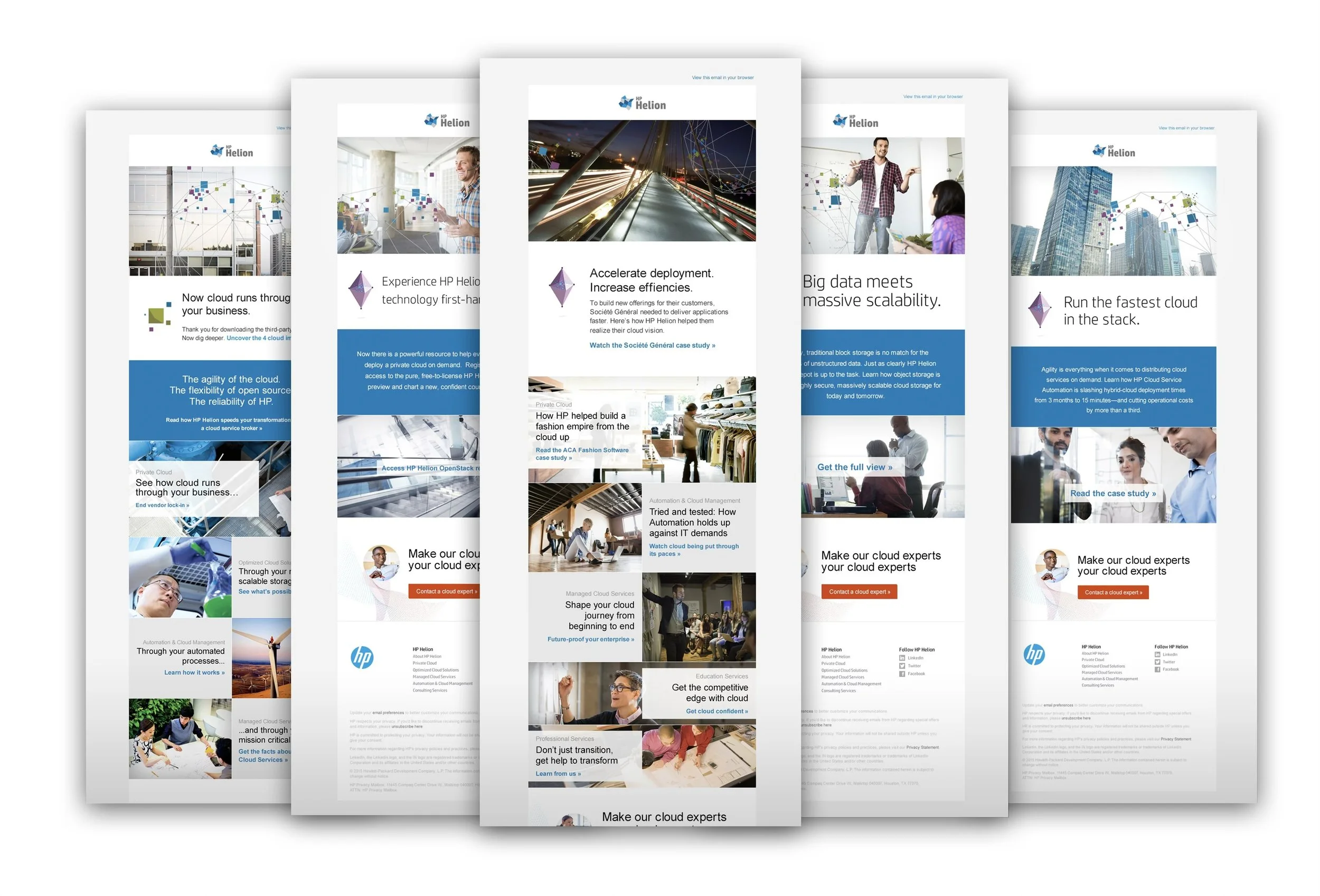  A modular design system allowed many different types of content to live coherently together. 