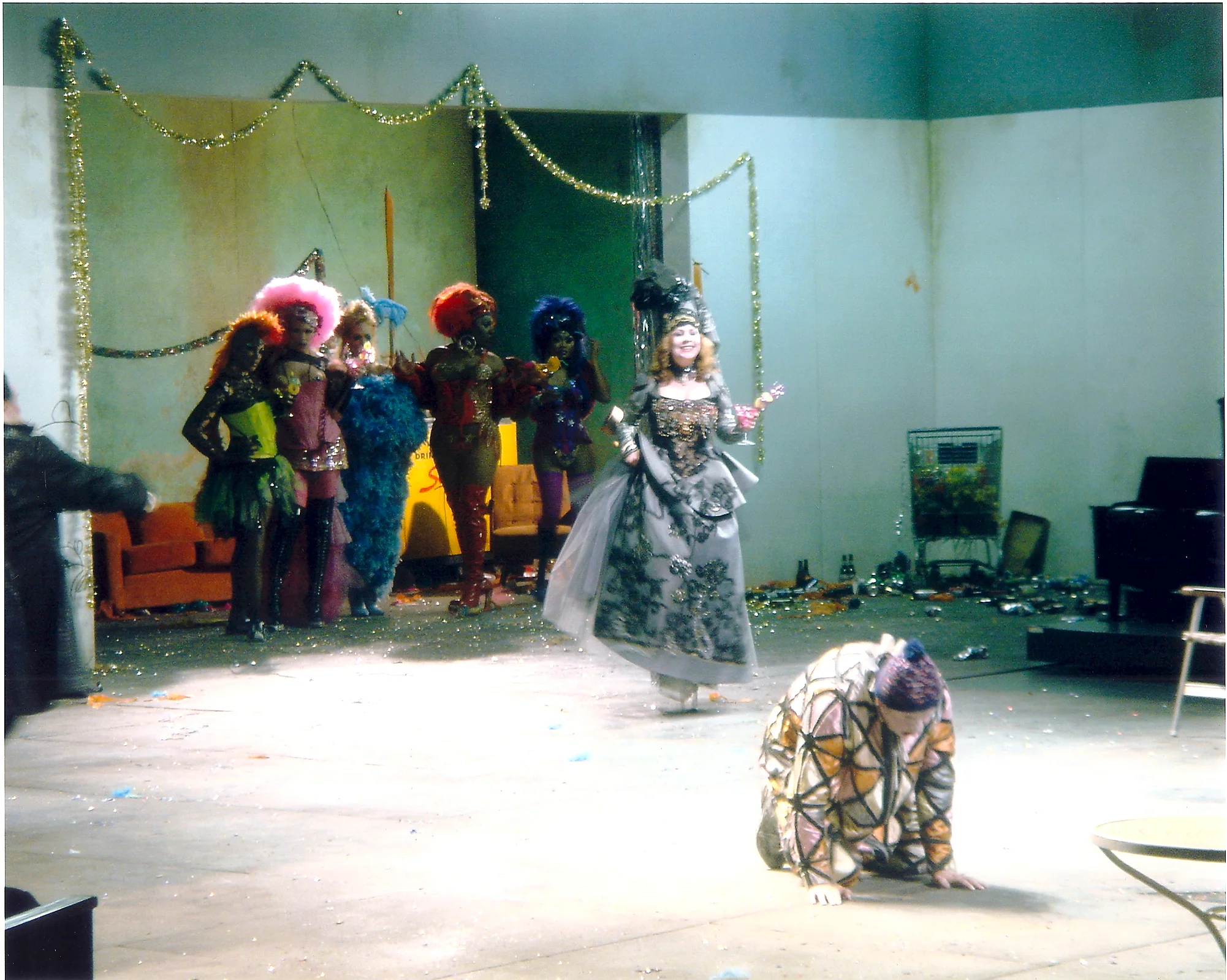 island of slaves, set and costume design